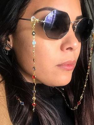 Glas Handgefertigt Kette Brillenkette