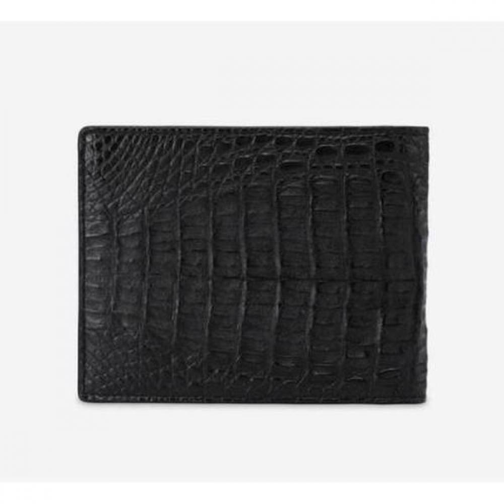 Daks Black Crocodile Leather Wallet Dbwa2f713bk