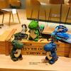 Dolls Toys Dinosaur Cut Surface Design Keychains Backpack Decorate Pendants