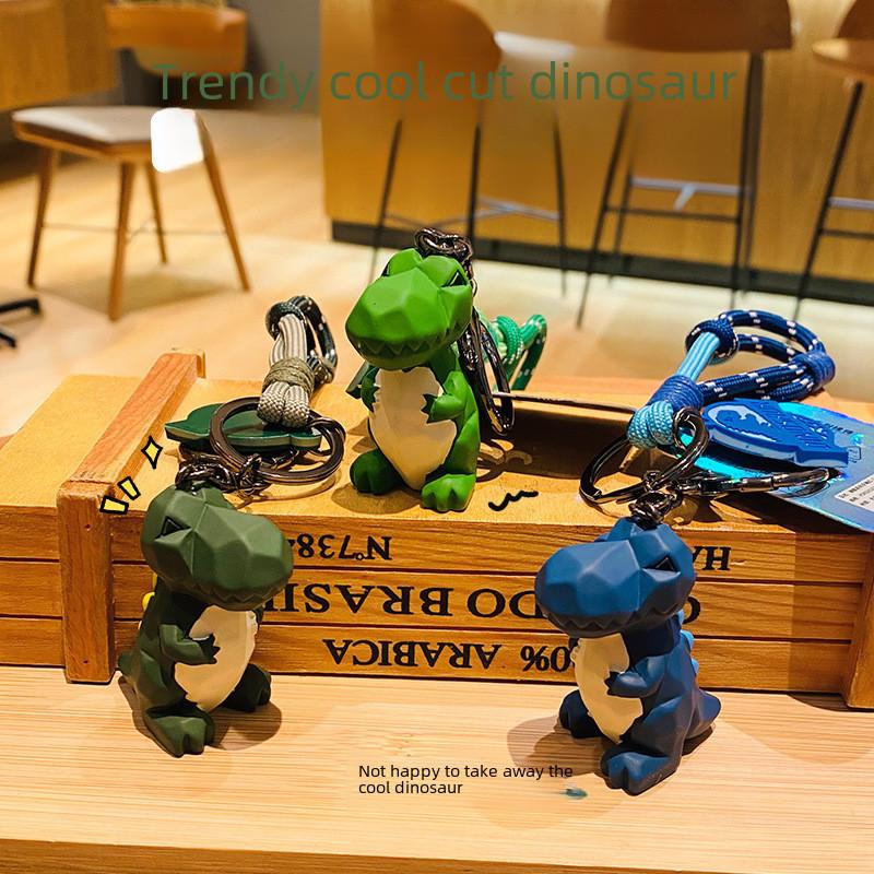 Dolls Toys Dinosaur Cut Surface Design Keychains Backpack Decorate Pendants