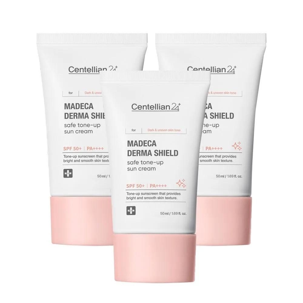CENTELLIAN24 Madeca Derma Shield Safe Sun Cream 50ml (SPF50+) 3 Pieces