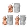 3D Angel Candle Crafting Mold Silicone Mould for Unique Handmade Crafts Epoxy Resin Desktop Decoration Making Mold