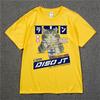 Maglietta Hip Hop da Donna con Gatto Divertente Streetwear Harajuku Maglietta Oversize Estiva a Maniche Corte Maglietta Larga Casual Top Magliette