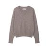 European & American Fashion Casual V-neck Soft Knitted Sweater
