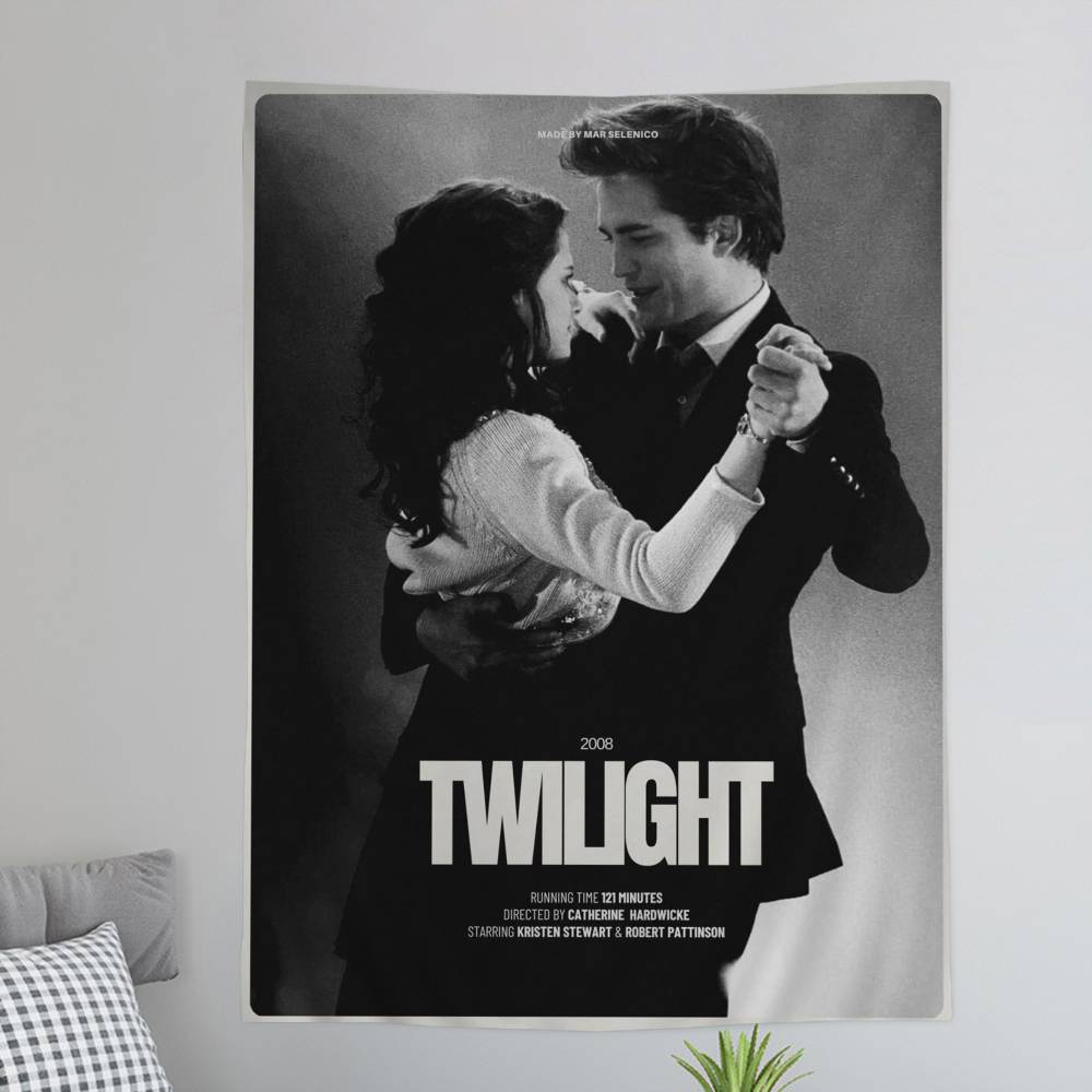 Movie Twilight Tapestry Art Printing Japanese Wall Tapestry Anime Wall Hanging Home Decor