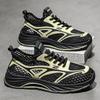 Men's Spring Summer New Lightweight Breathable Mesh Sports Shoes Casual Lazy Style PVC Outsole Non-Leather Leisure Running Shoes
