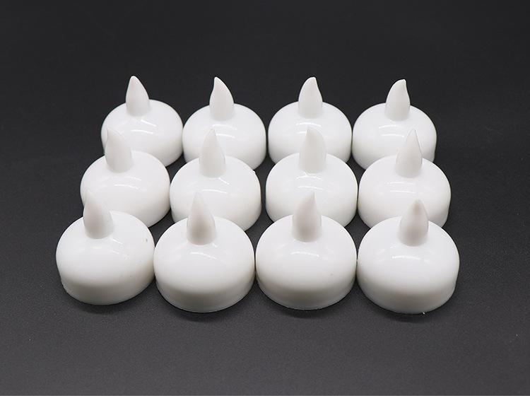 Floating Water Candles Flameless Flickering LED Light Romantic Electronic Lamp for Wedding Party Bathtub Pool Velas Decorativas