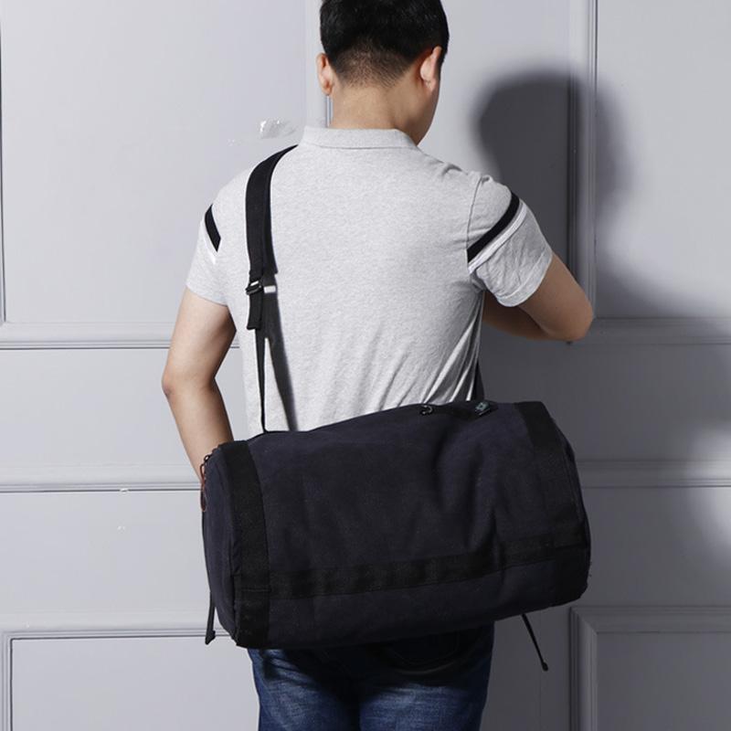 Modische Handtasche, Outdoor-Sportrucksack, großvolumige Canvas-Multifunktions-Reiseaufbewahrungstasche, Unisex-Beuteltasche