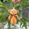 Short Delightful Soft Fur Bear Plush Keyring Perfect For Couples And Gifts Adorable