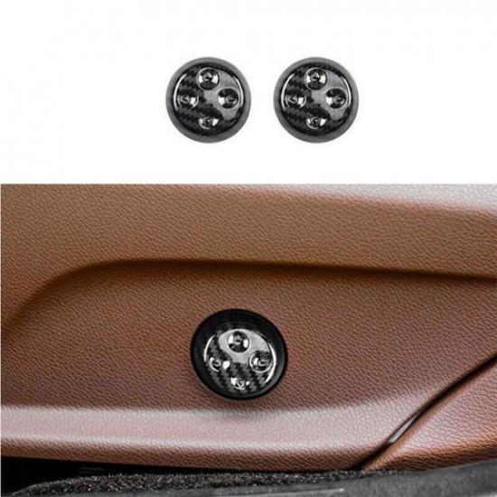 For Benz EQE EQS - ABS Carbon Fiber Seat Adjustment Button Cover Trim