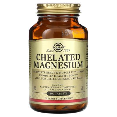 Chelatisiertes Magnesium, 100 Tabletten (100mg pro Tablette)