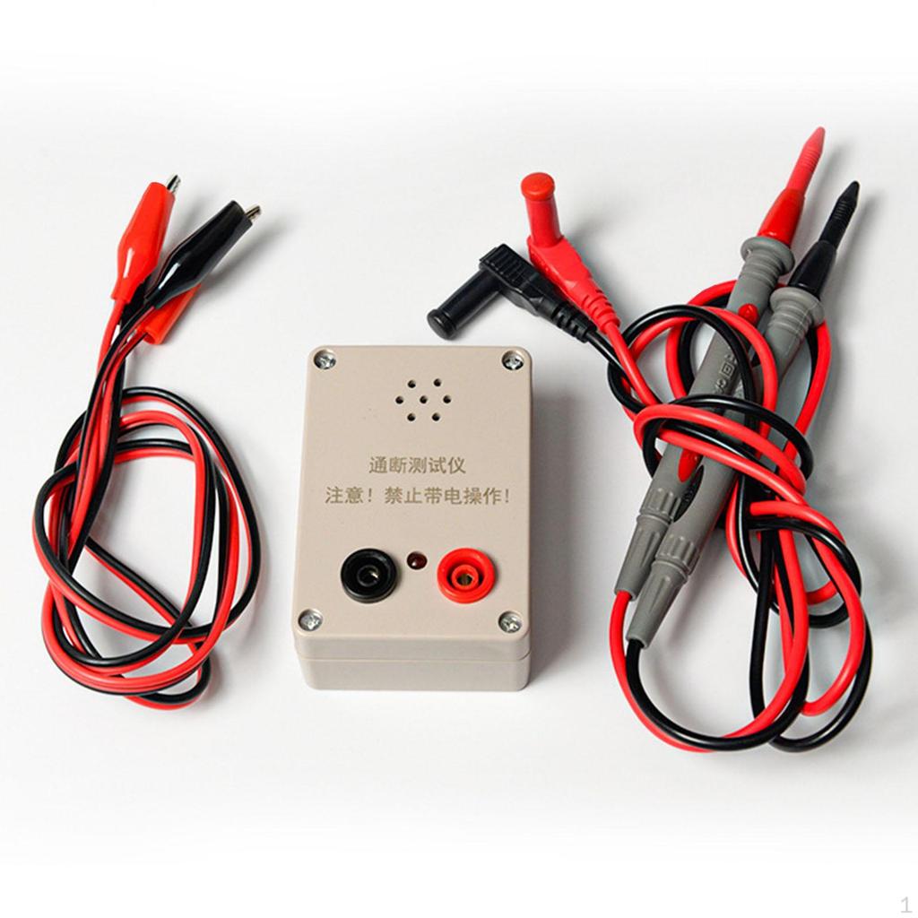 Continuity Meter Testing Measurement PP Housing Versatile with Sound Prompt and LED Indicator for