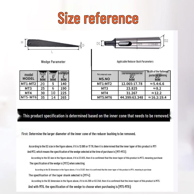 High Hardness Inclined Wedge Shank Ejector Disassembly Tool