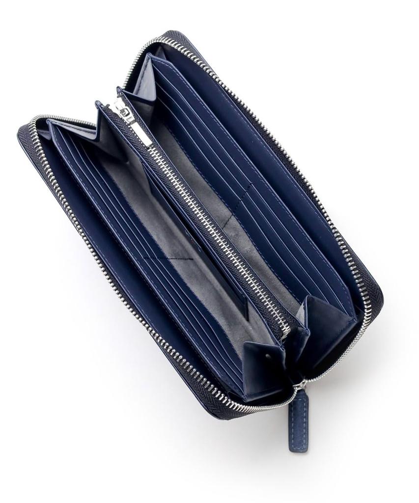 [ISIT] Langes Polymer-Portemonnaie mit Reißverschluss rundherum, 14 Kartenfächer, Herrenleder, Nein. 989607 (Mit)