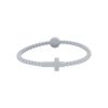1/5pc Jesus Bracelets - Cross & Macaron-colored Beaded Silicone Bracelets Gifts for Women Men Girls Boys Kids Aldult