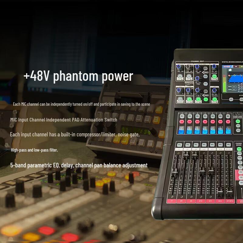 Runpu RP-STY16EX 16-Channel Professional Digital Mixer (CN Version)