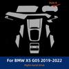 Car Interior Accessories For BMW X5 G05 2019-2022 TPU Gearbox Panel Navigation Screen Protective Cover Film Anti-Scratch Sticker