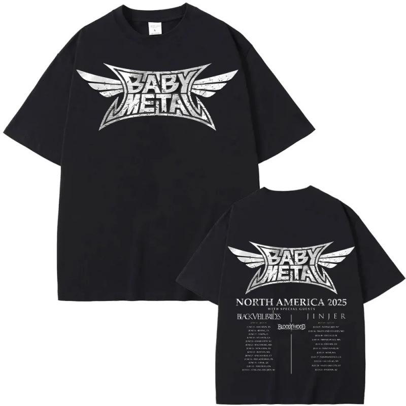 Babymetal North America Tour 2025 T-shirts S чёрный