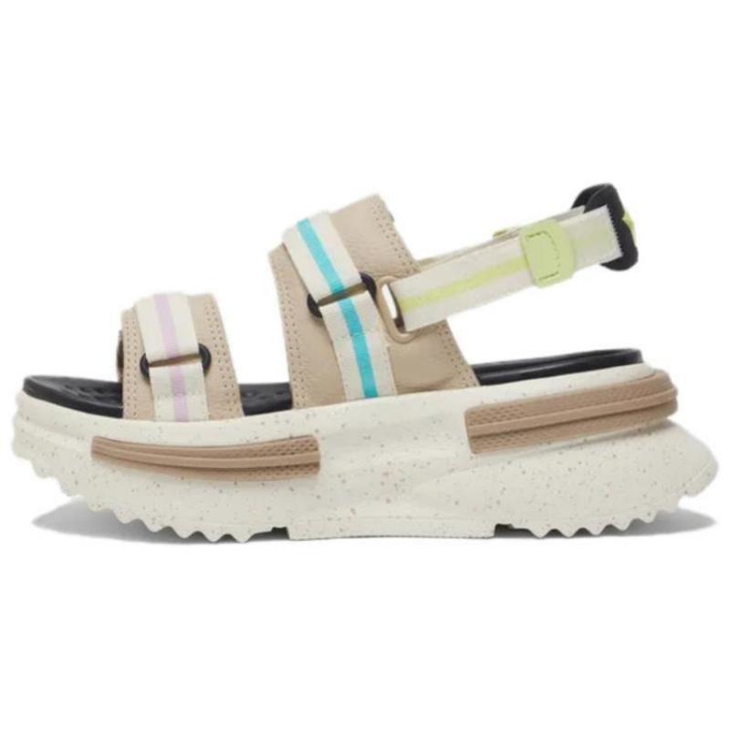 Converse Run Star Utility Sandal CX Comfortable and Casual Beach Sandals Unisex Beige