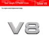 3D Metal V6 V8 Car Emblem for Modification - Large Displacement Rear Label Sticker