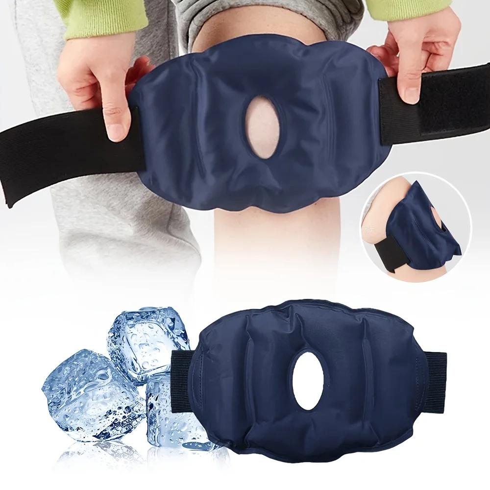 Durable And Safe Reusable Nylon Gel Knee Pack For Hot/Cold Therapy Easing Discomfort And Aiding Foot Relaxation