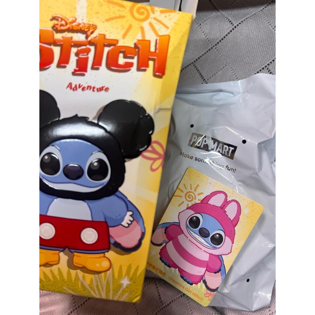 popmart stitch cheshire cat