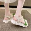 Fashion Round Toe Tip Ladies Shoes Outdoor Luxury Summer On Sale Footwear Low Price Comfortable and Elegant High Quality Women's Sandals