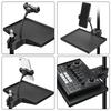 Compactly Sound Equipment Mic Stand Tray Attaches To Mic Boom Arms Perfect For Home Studios And Content Creators