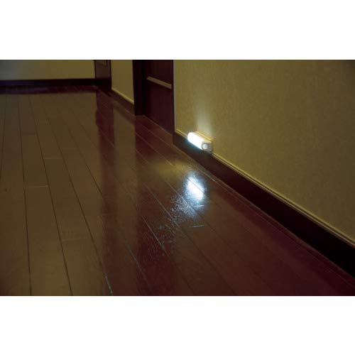 Iris Ohyama Indoor LED Sensor Light Daylight White Battery Operated Wall Type BSL40WN-W