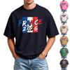 Men's Casual Short Sleeve Crew Neck T Shirt Lightweight Sport Top with Printed Design Suitable for Everyday Wear and Outdoor Activities