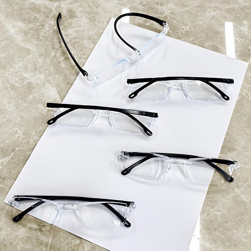 20pcs Women's Frameless Reading Glasses Lightweight Y2K Style Plastic Frames for Digital Screens +1.0~+4.0