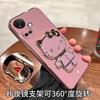 oppoK11X Mobile Phone Case Electroplated KT Cat Bracket Makeup Mirror K1Pro Silicone Soft Case Protective Case K11