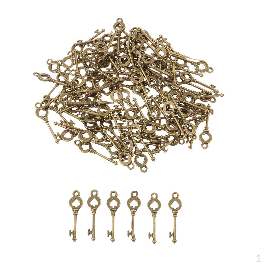 

100 charms Handcraft Alloy Pendant Finding for Jewelry Necklace Bracelet Earrings латунный
