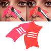 2pcs 4 in 1 Nose   Stencil Shadow Tool Reusable Silicone Shadow Template Highlighter Template for Highlighter   Lip Line Eyelash