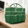 Craft and Office Supply Tote Bag with Five Side Pockets Water Resistant Oxford Fabric and Handles for Easy Organization