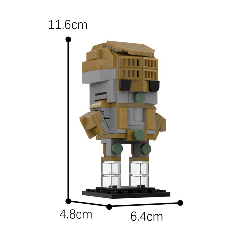 Mini Building Blocks Kit Cartoon Figures Characters Stranger Bricksheadz Collection Bricks Model Assemble Kids Toy Gifts