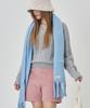 THE-ABON Unisex Casual Over Basic Scarf Sky Blue