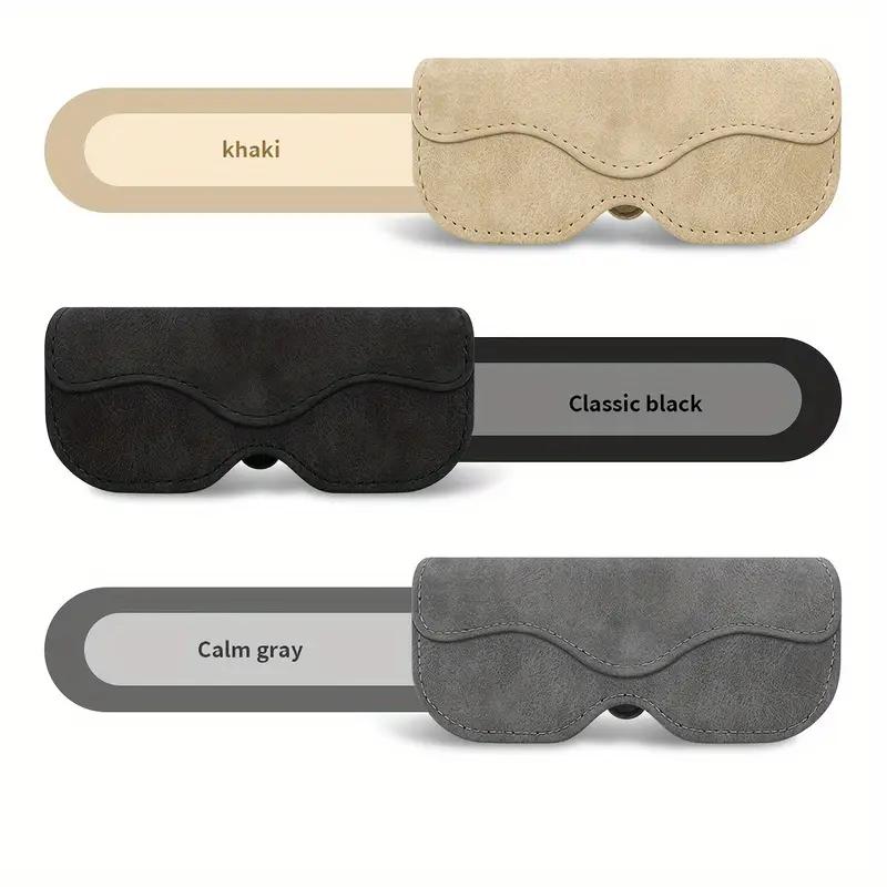 Car Glasses Box Portable Car Sunglasses Holder In The Car Driving Glasses Holder Eyeglass Case Sun Visor Car Lenses Holder