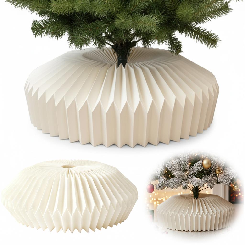 Honeycomb Foldable Christmas Tree Base Ring 60cm-70cm Diameter Indoor Christmas Tree Base for Xmas New Year Holiday