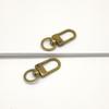Silver Zinc Alloy Lobster Clasp Keychain with Heart Pendant