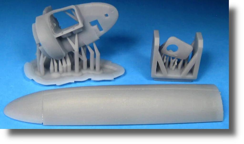 Barracuda Studios de Havilland Mosquito B Große Bombenluke geschlossen Plastikmodellbausatzteile BRAR72531 1/72 Mk.XVI Fach, (für Airfix) (Flugzeug)