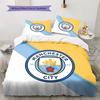 Manchester City Pattern Bedding Quilt Set  Home Decoration  Gift (1 * duvet cover + 2 * pillowcase  without core)