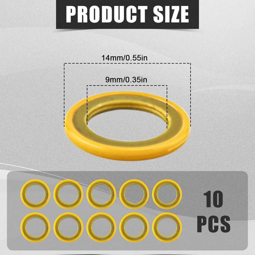 Ablassschrauben-Dichtring 10 Stück für MerCruiser Mercury 26-8M0204693