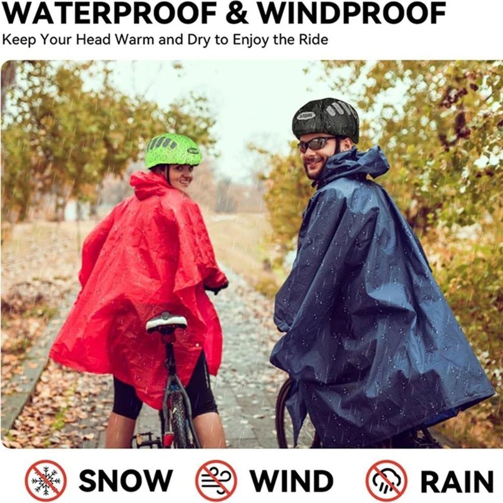 High Visibility Bike Helmet Rain Cover Waterproof Helmet Protection Cover MTB Road