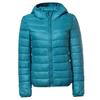 2026 Women's Lightweight Hooded Down Jacket - Ultra-Light Short White Duck Down for Winter