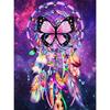 Butterfly Dreamcatcher Diamond Painting Kit - AIMOONSA - 30x40 Cm - Multicolor - 1 Canvas - 1 Tray