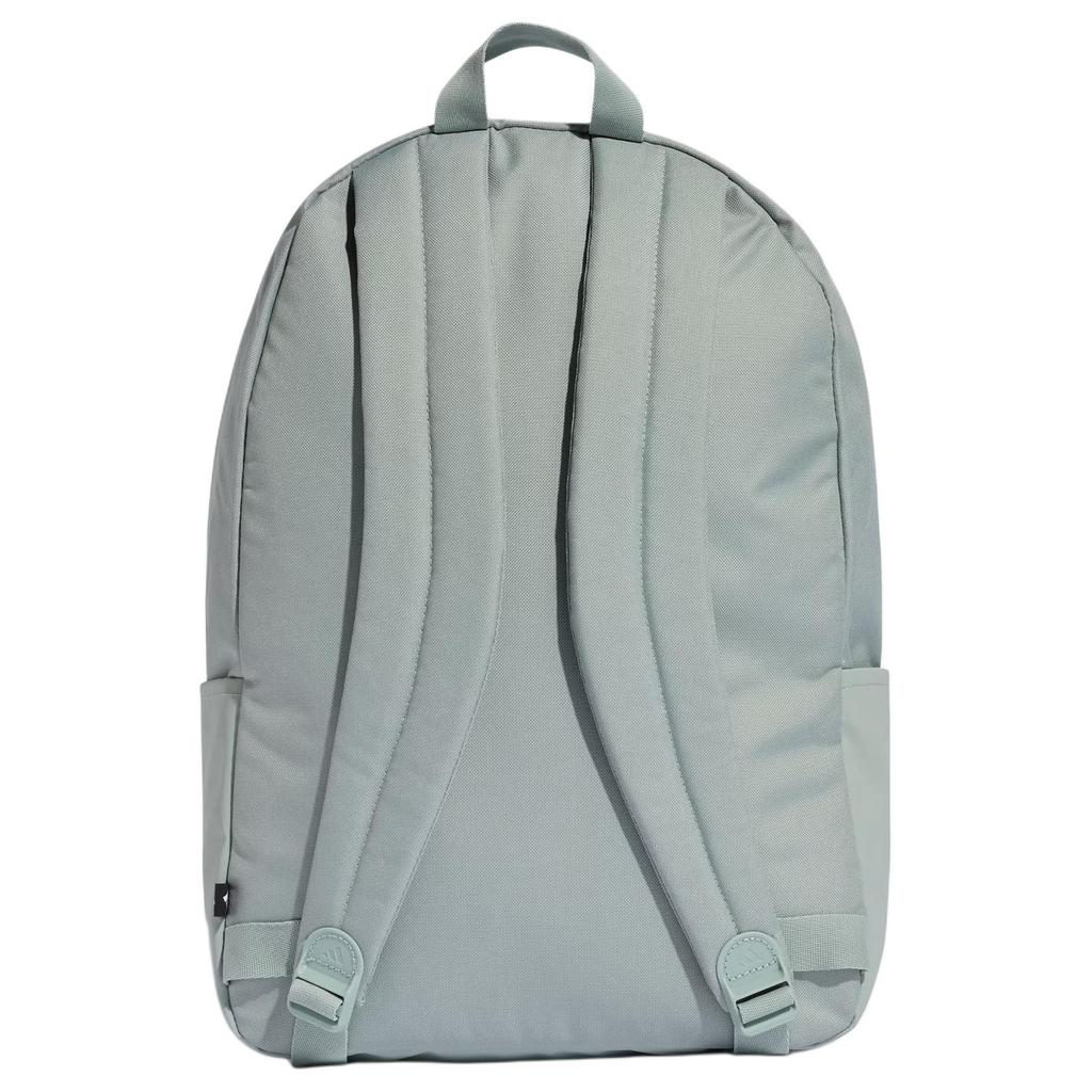 Adidas 3-Stripes Sportswear 27.4L Practical Commuting Training Backpack Unisex Backpack Light-Gray-Green White KQ7970