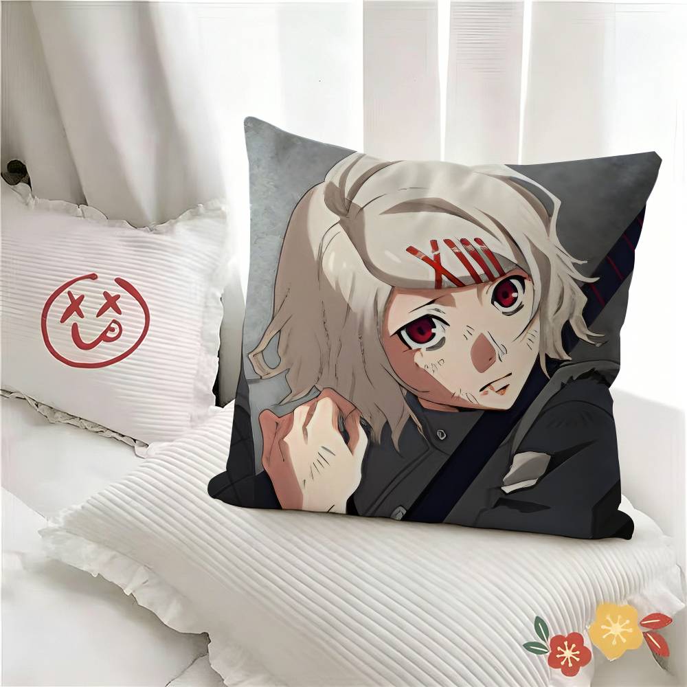 Pc Cartoon JJuuzou SSuzuya Pillow Case Fashion Square Pillowcase Bedroom Sofa Room Ins Decoration Leisure