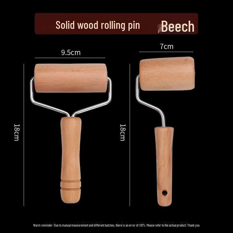 Qiwei Solid Wood Rolling Pin for Home Baking