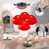 3/6pcs BPA Free Silicone Egg Boiler Steamer Non-stick Silicone Egg Cook Cups Fast Egg Poacher for Breakfast Kitchen Cooking Tool